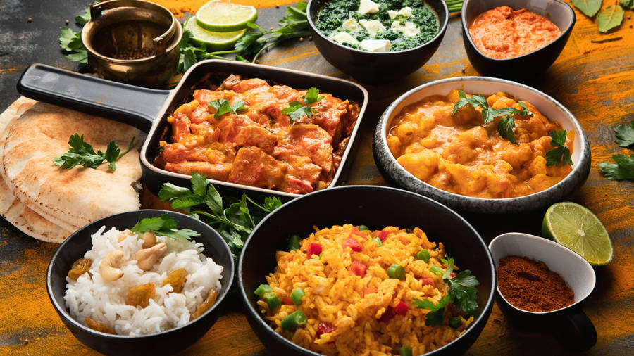 Enjoying A Delicious Meal Wallpaper