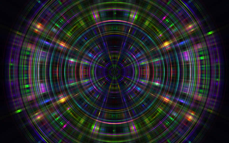 Enter The Vibrant World Of Trippy 3d Art Wallpaper