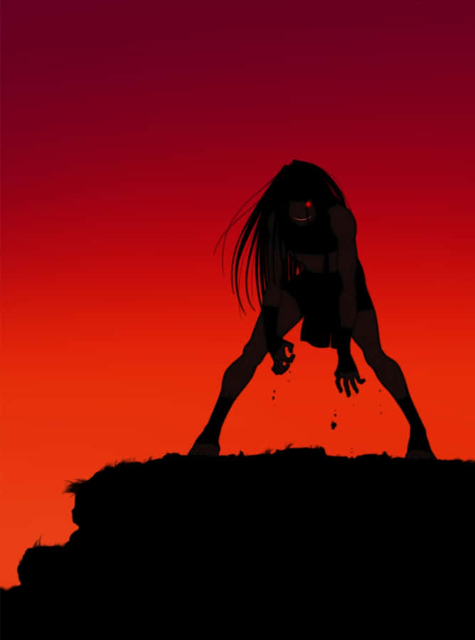 Envy, A Powerful Homunculus From Fullmetal Alchemist, In A Smirking Portrait Wallpaper