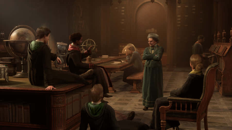 Epic Adventure Awaits In The Harry Potter Game World Wallpaper