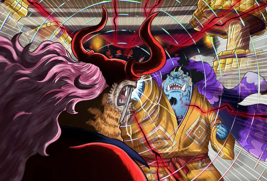 Epic_ Anime_ Battle_ Scene Wallpaper