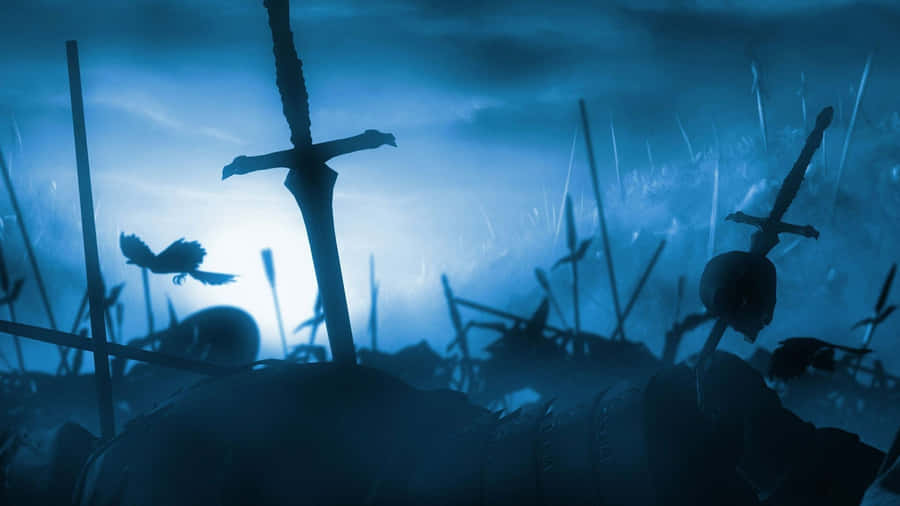 Epic Anime Battlefield Wallpaper