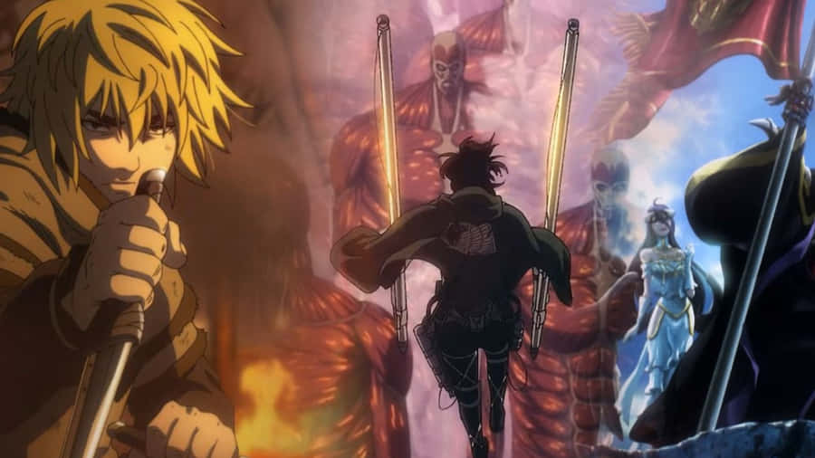 Epic Anime War Battle Wallpaper