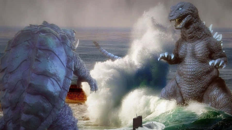 Epic Battle: Godzilla Vs Gamera Wallpaper