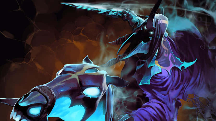 Epic Battle Of Dota 2 Heroes Wallpaper