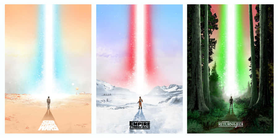 Epic Battle Scene From Return Of The Jedi Wallpaper