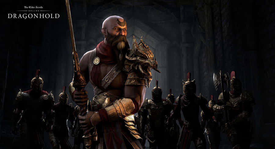 Epic Battle Scene In An Online Game Wallpaper