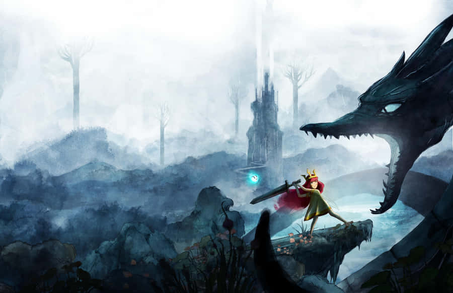 Epic Fantasy Rpg Game Battle Wallpaper