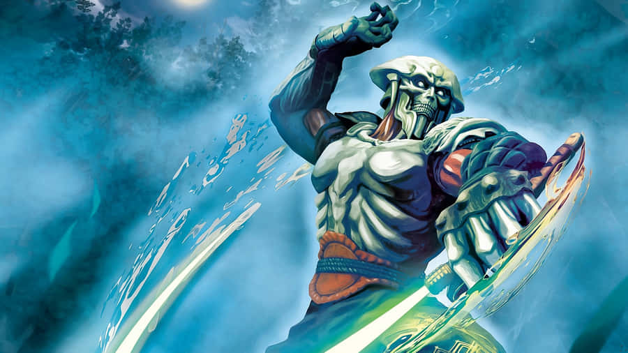 Epic Fantasy Warrior Charging Wallpaper