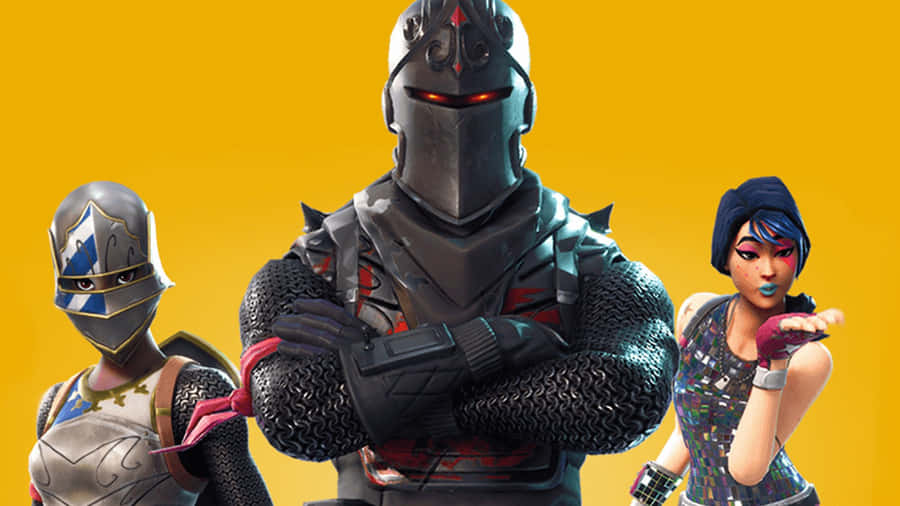 Epic Fortnite Skins Battle Royale Showdown Wallpaper