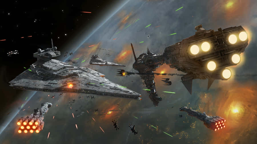 Epic Galactic Warfare Wallpaper