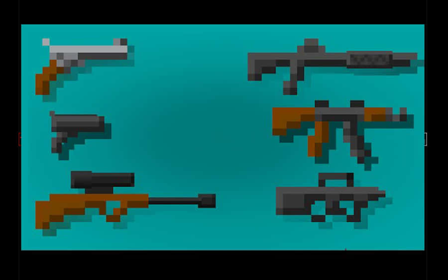 Epic Minecraft Weapons Showcase Wallpaper