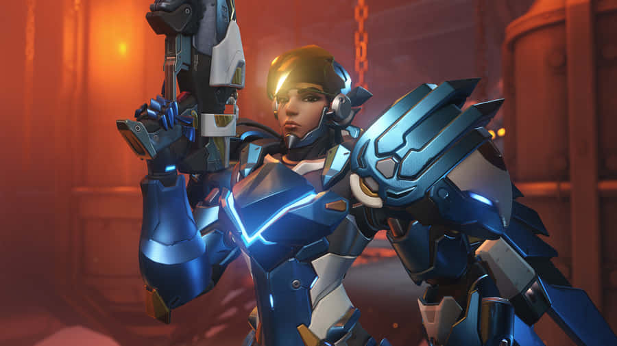 Epic Overwatch Heroes Battle Scene Wallpaper