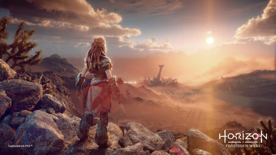 Epic Shot Of Fantastical Open-world Game Adventure Wallpaper