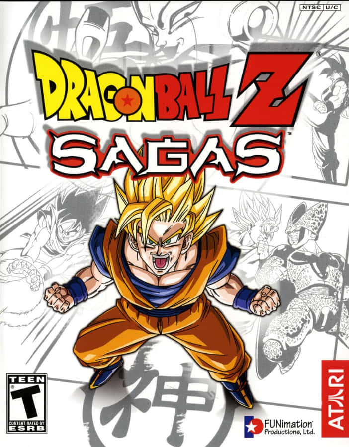 Epic Showdown Between Goku And Vegeta In Dragon Ball Z Video Game Wallpaper