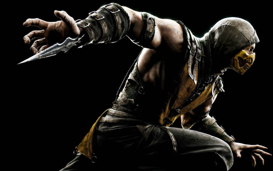 Epic Showdown Between Iconic Mortal Kombat Characters Wallpaper