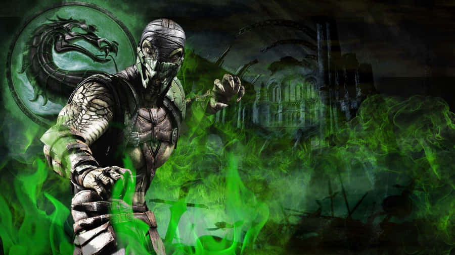 Ermac, The Telekinetic Warrior Unleashed In Mortal Kombat Wallpaper