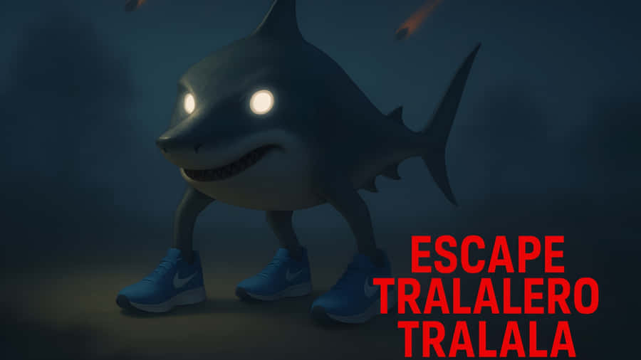 Escape Tralalero Tralala Wallpaper