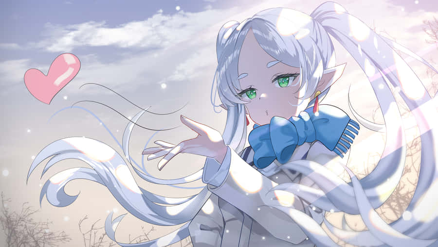 Ethereal Elf Magic Heart Wallpaper