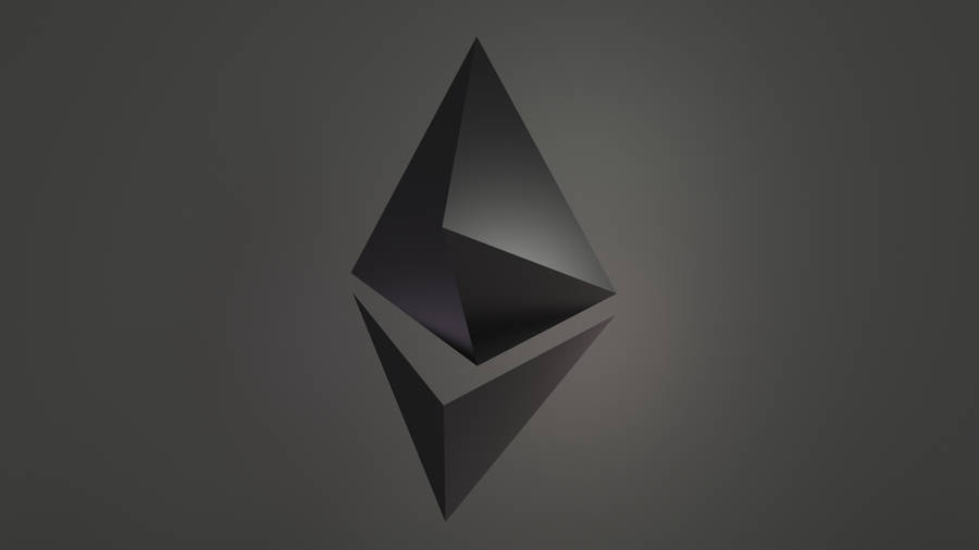 Ethereum Gray Icon Wallpaper