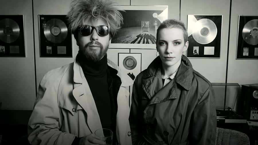 Eurythmics Iconic Duo Wallpaper