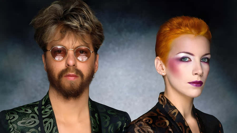 Eurythmics Iconic Duo Wallpaper