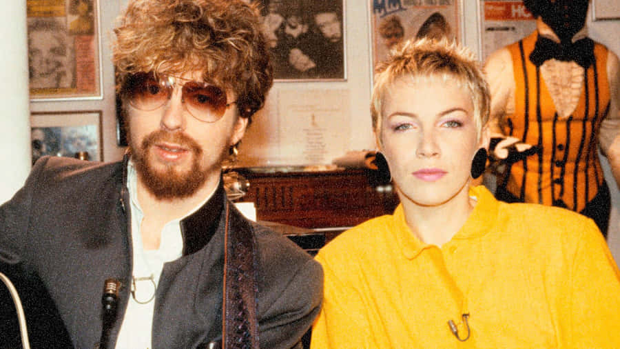 Eurythmics Iconic Duo Wallpaper