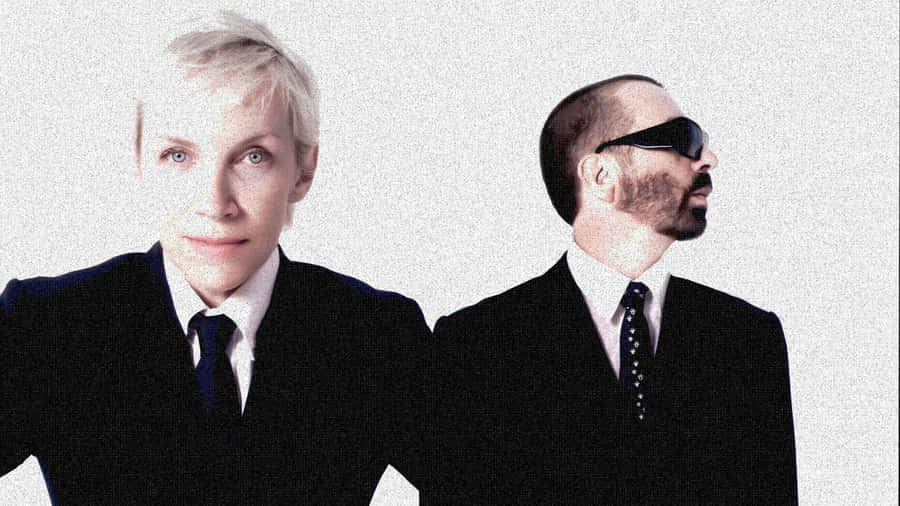 Eurythmics Iconic Duo Wallpaper