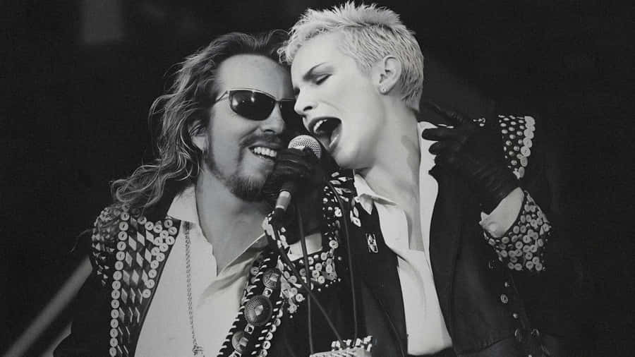 Eurythmics Iconic Live Performance Wallpaper