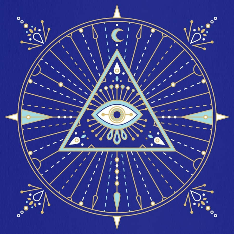Evil Eye Mandala Art Iphone Wallpaper