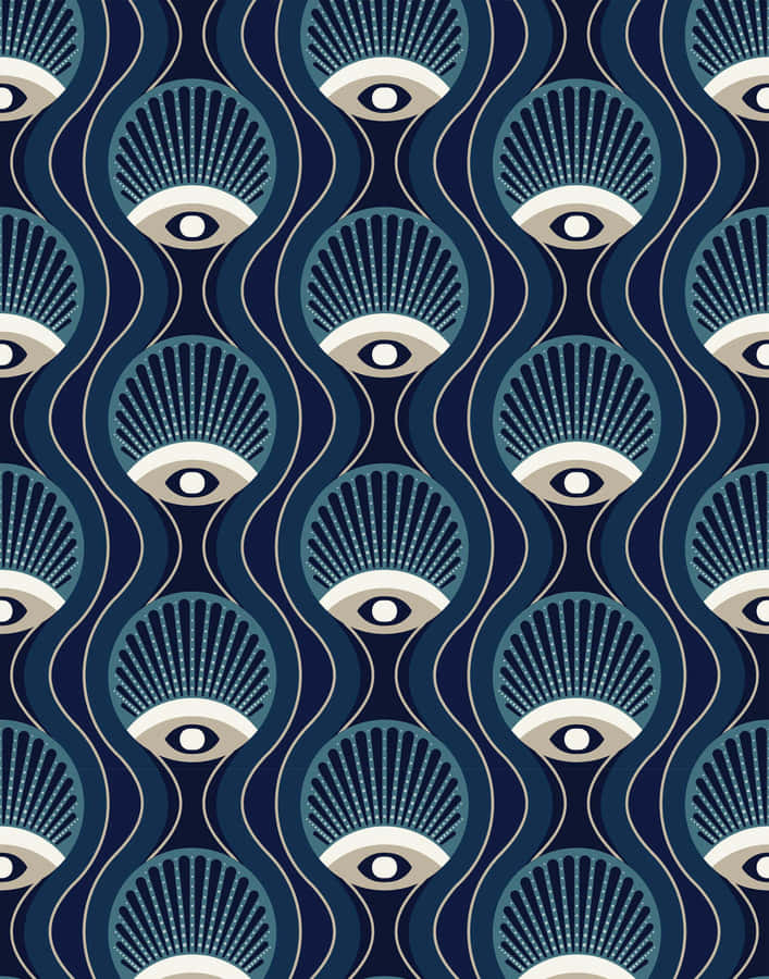 Evil Eye Pattern Aesthetic Wallpaper Wallpaper