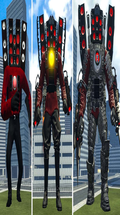 Evolutionof Titan Speaker Man Wallpaper