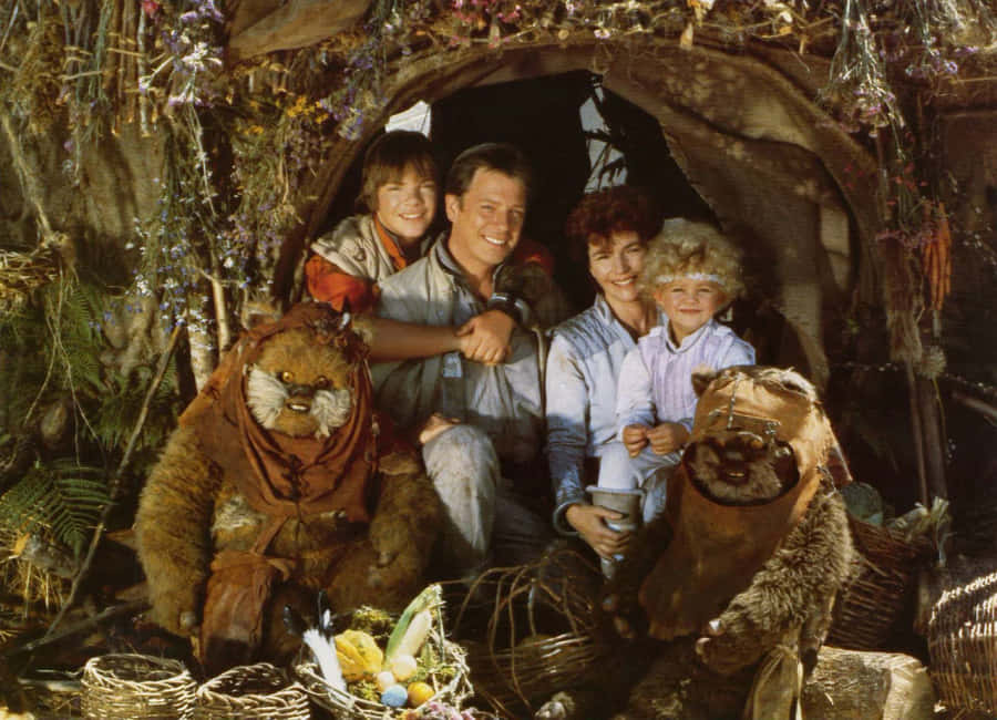 Ewok_ Adventure_ Family_ Portrait Wallpaper
