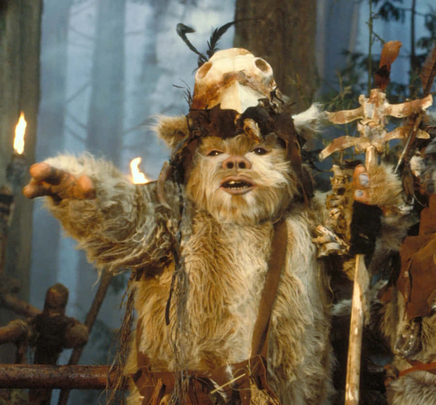 Ewok_ Leader_ Forest_ Moon_of_ Endor.jpg Wallpaper
