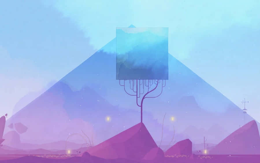 Exciting Adventure Awaits In The Colorful Platform Gaming World Wallpaper