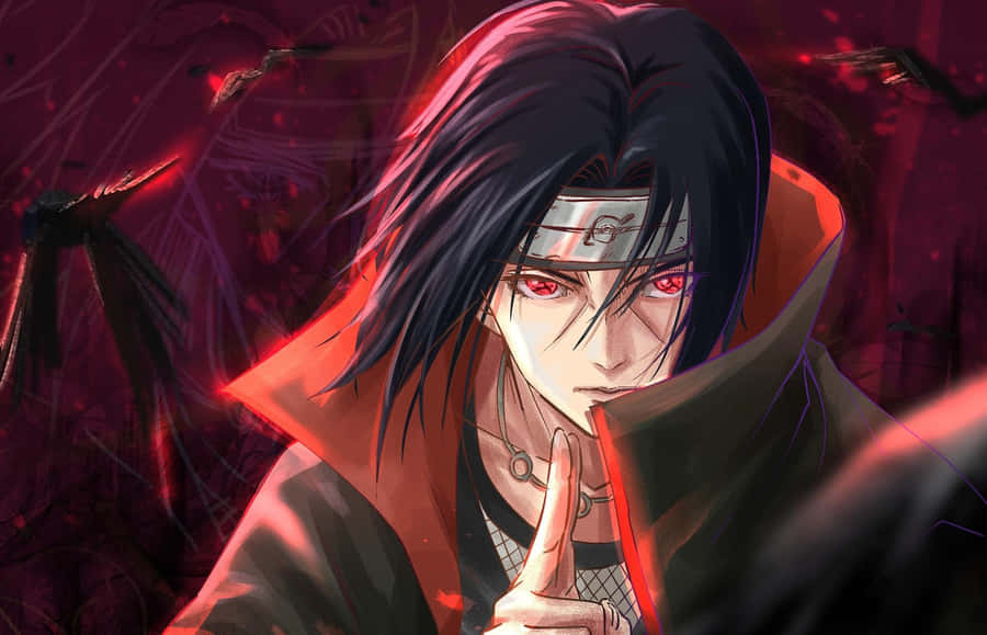 Exciting Jutsu Display In Action Wallpaper