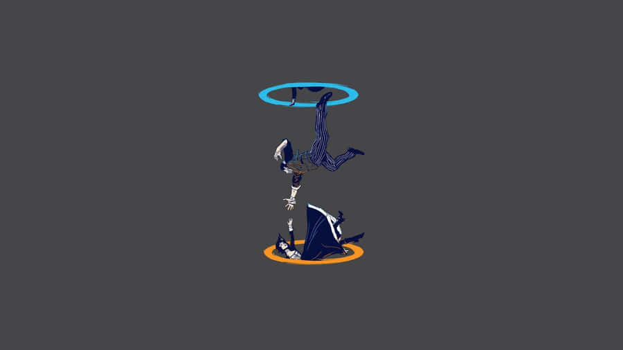 Exciting Minimalist Game Graphics Wallpaper