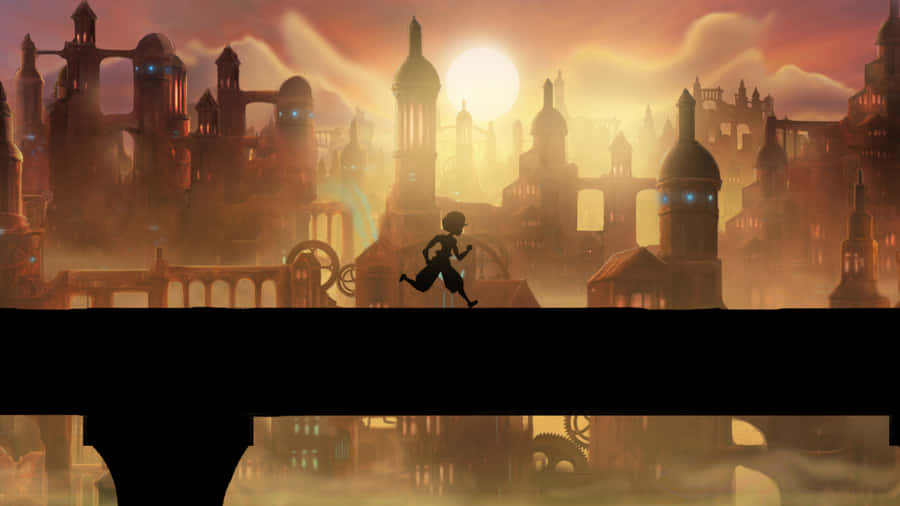 Exciting Platform Game Adventure Wallpaper