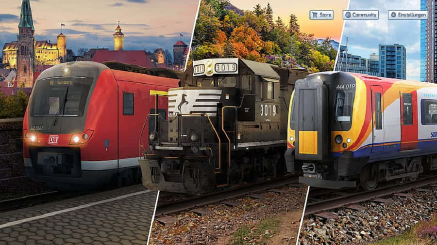 Exciting Simulation Gaming Experience Wallpaper