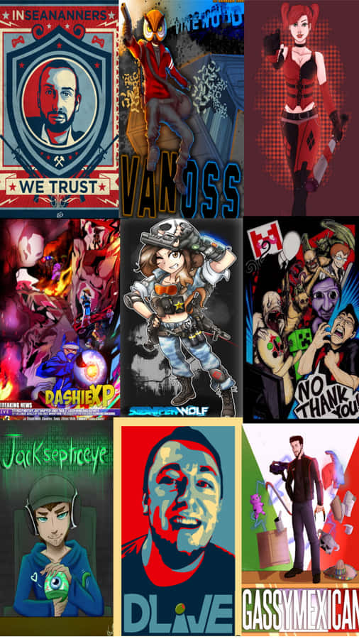 Exciting Youtuber Gaming Adventure Wallpaper