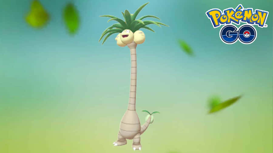Exeggutor Against Gradient Background Wallpaper
