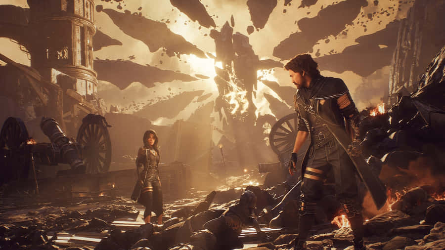 Expedition 33 Sci Fi Adventure Wallpaper