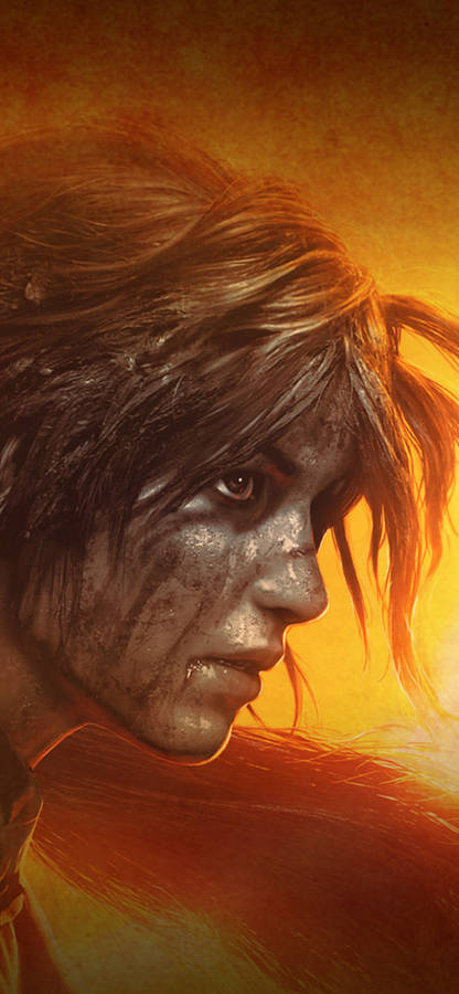 Experience Adventures Anytime With The Lara Croft Iphone Wallpaper