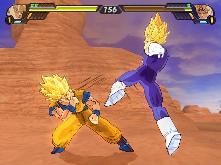 Experience An Unforgettable Adventure With Dbz Video Games Wallpaper