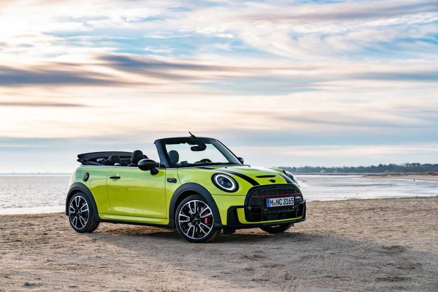 Experience Freedom With Mini Cooper Convertible Wallpaper