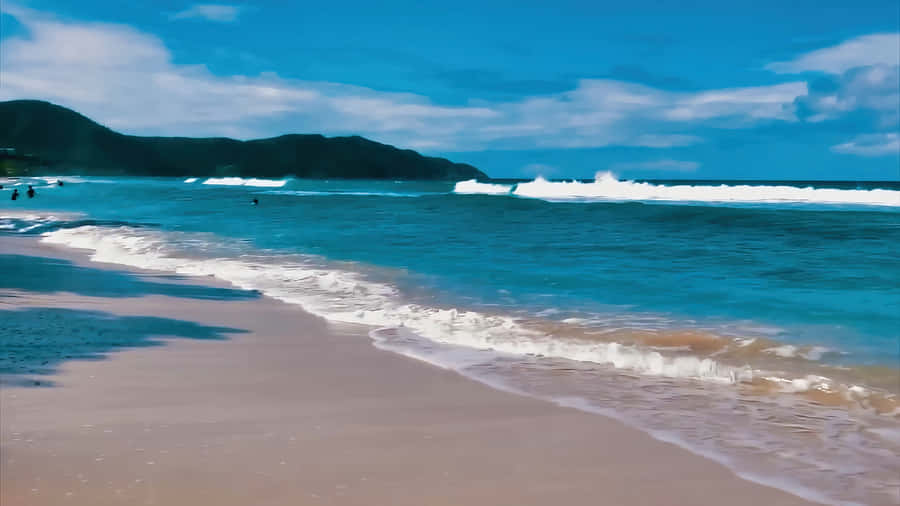 Experience Serene Summer Beach Getaway Wallpaper