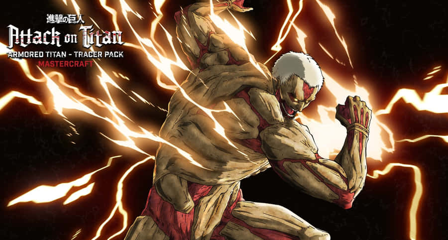 Experience The Action And Thrills Of Attack On Titan In The Video Game Wallpaper