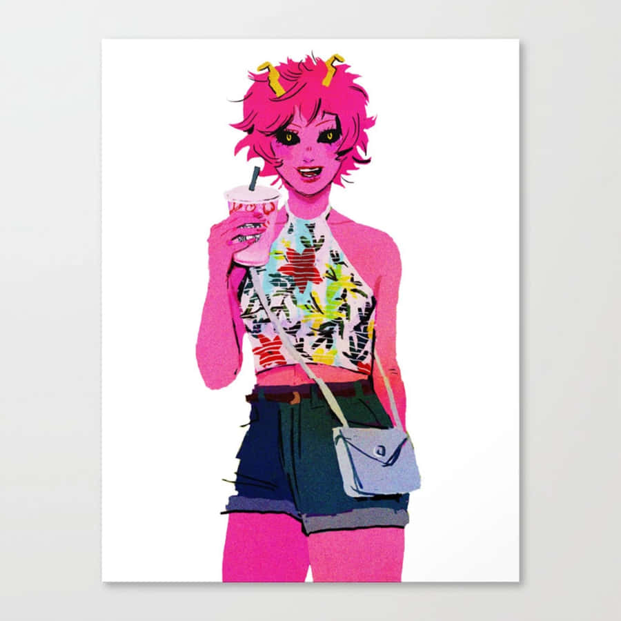 Experience The Beauty Of Ashido Wallpaper