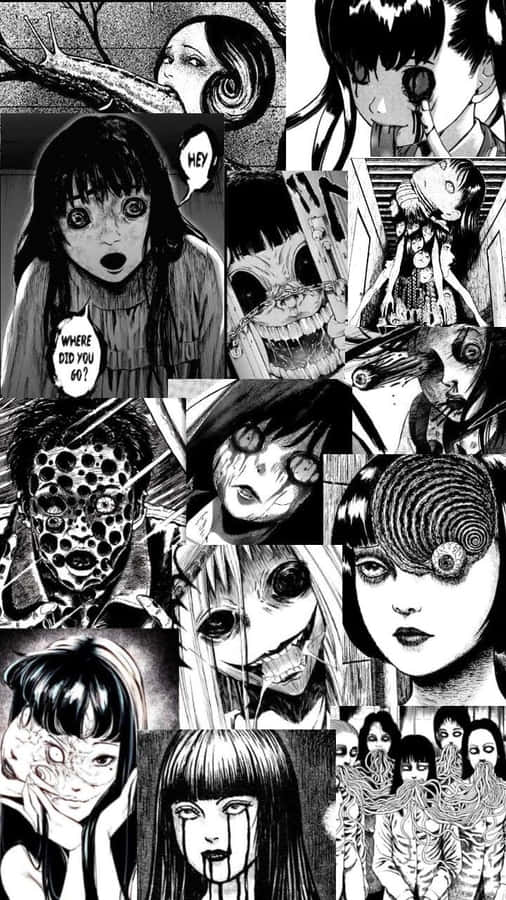Experience The Chilling Thrills Of Horror Anime! Wallpaper