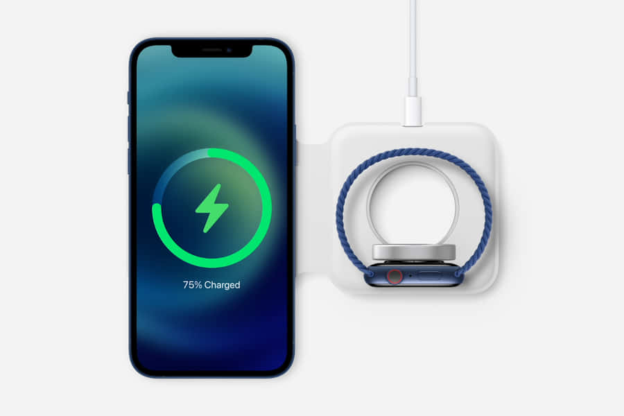 Experience The Convenience Of Wireless Charging Wallpaper